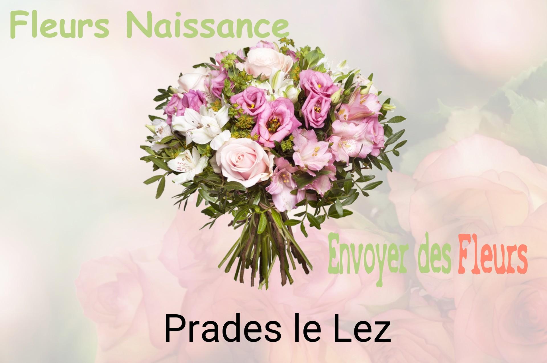 Bouquet de fleurs de naissance livré à Prades-le-Lez
